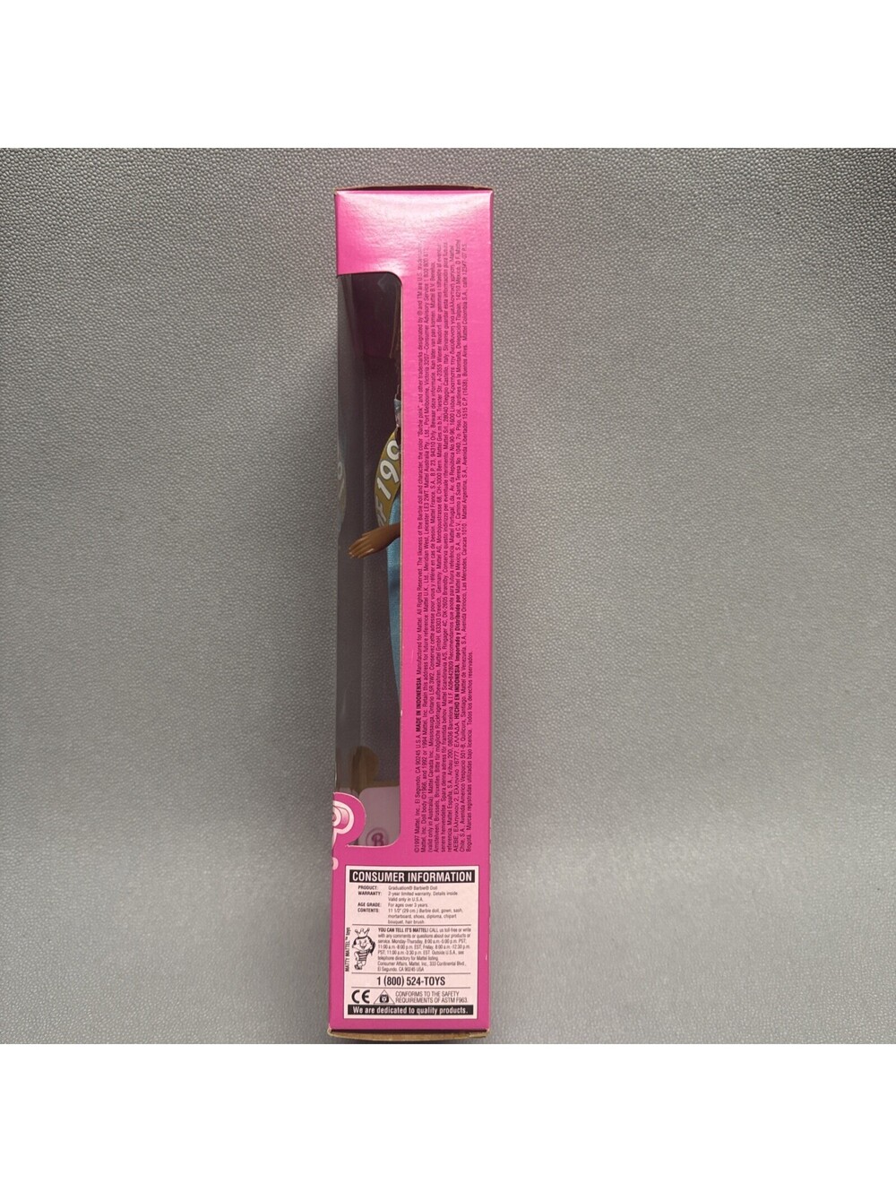 Special Edition Graduation Barbie African American Class Of 1998 Mattel - New - Picture 10 of 13